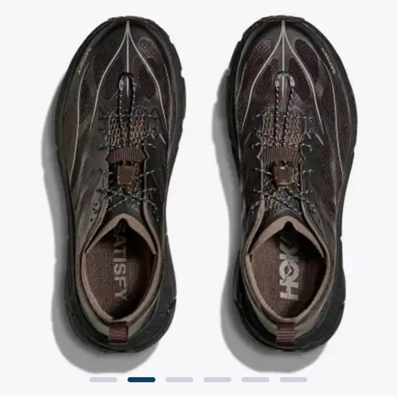 Satisfy‎ x Hoka Mafate Speed 4 Lite Coffee